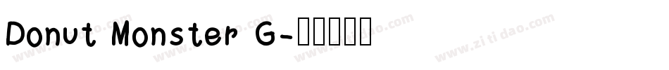Donut Monster G字体转换